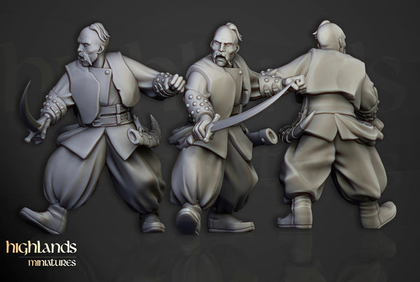 Harbor Cossacks  Unit by Highlands Miniatures