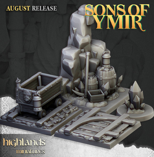 Sons of Ymir - Dwarven Miners Unit by Highlands Miniatures