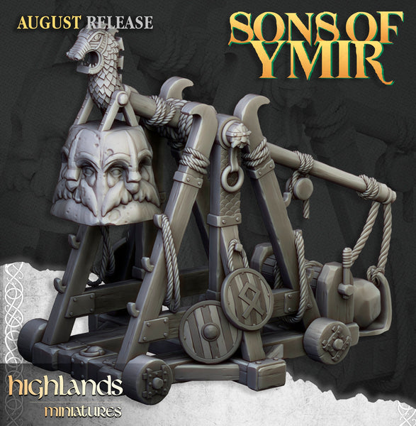 Sons of Ymir - Dwarven Catapult Unit by Highlands Miniatures