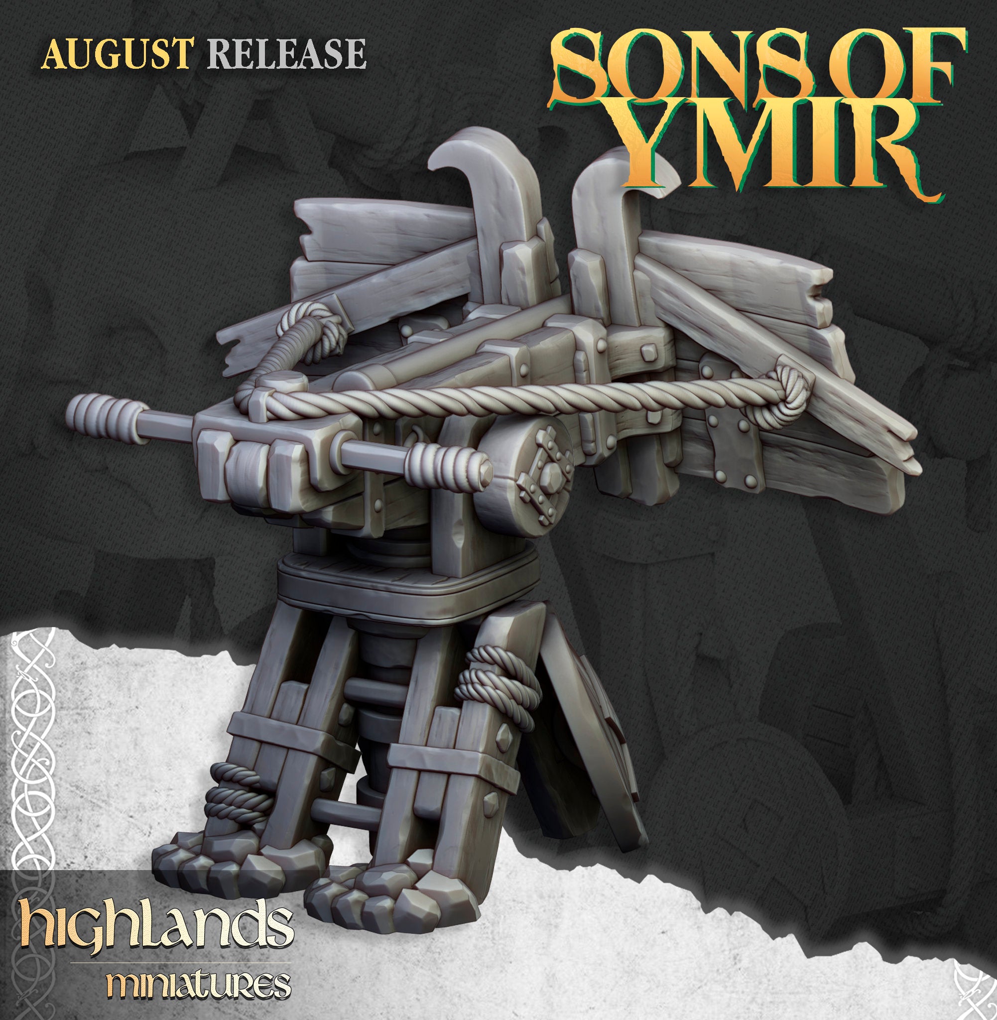 Aegean Elves Ballista  by Highlands Miniatures