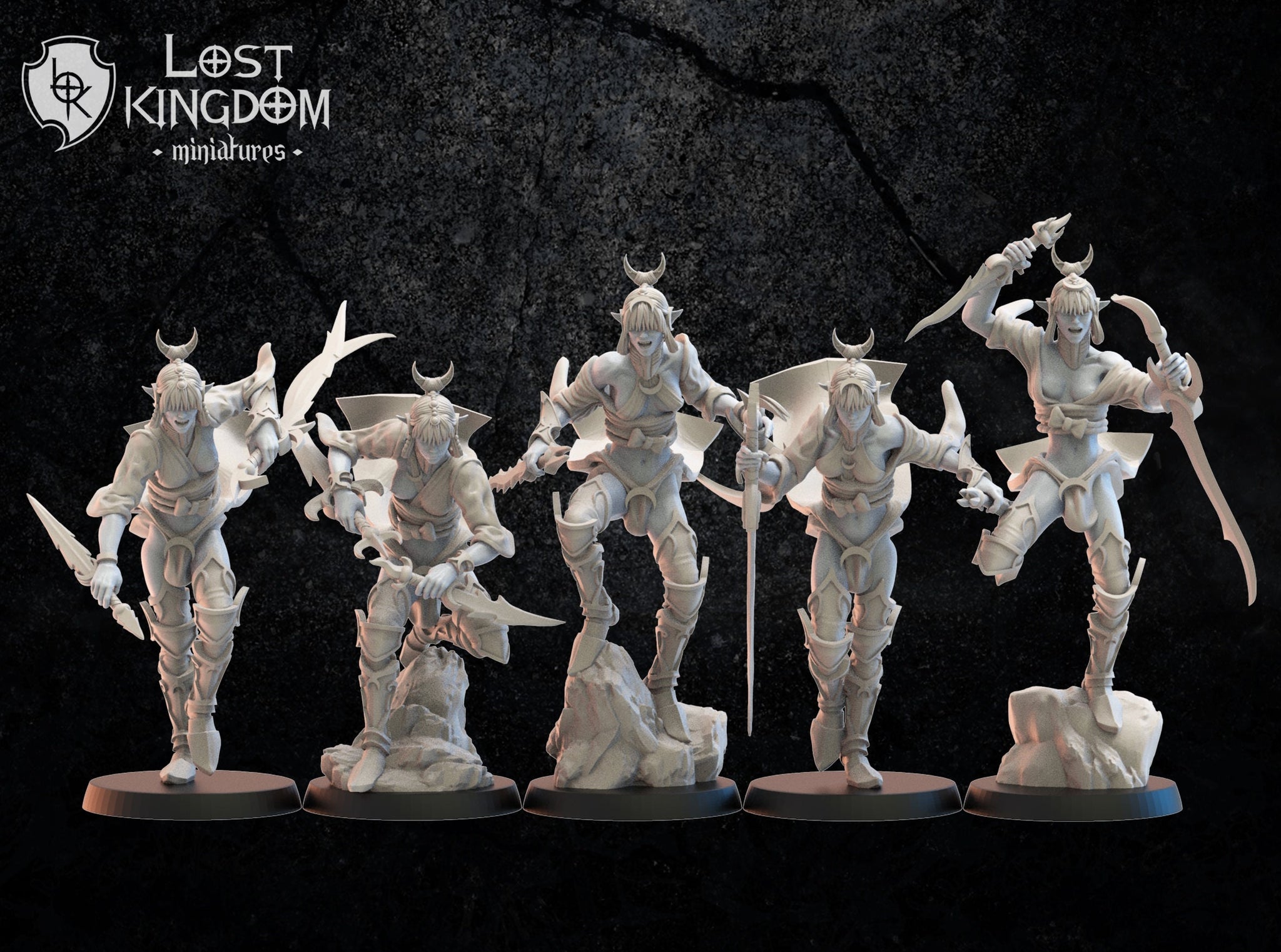 Night Elf Onna Bugeisha Regiment  By Lost Kingdoms