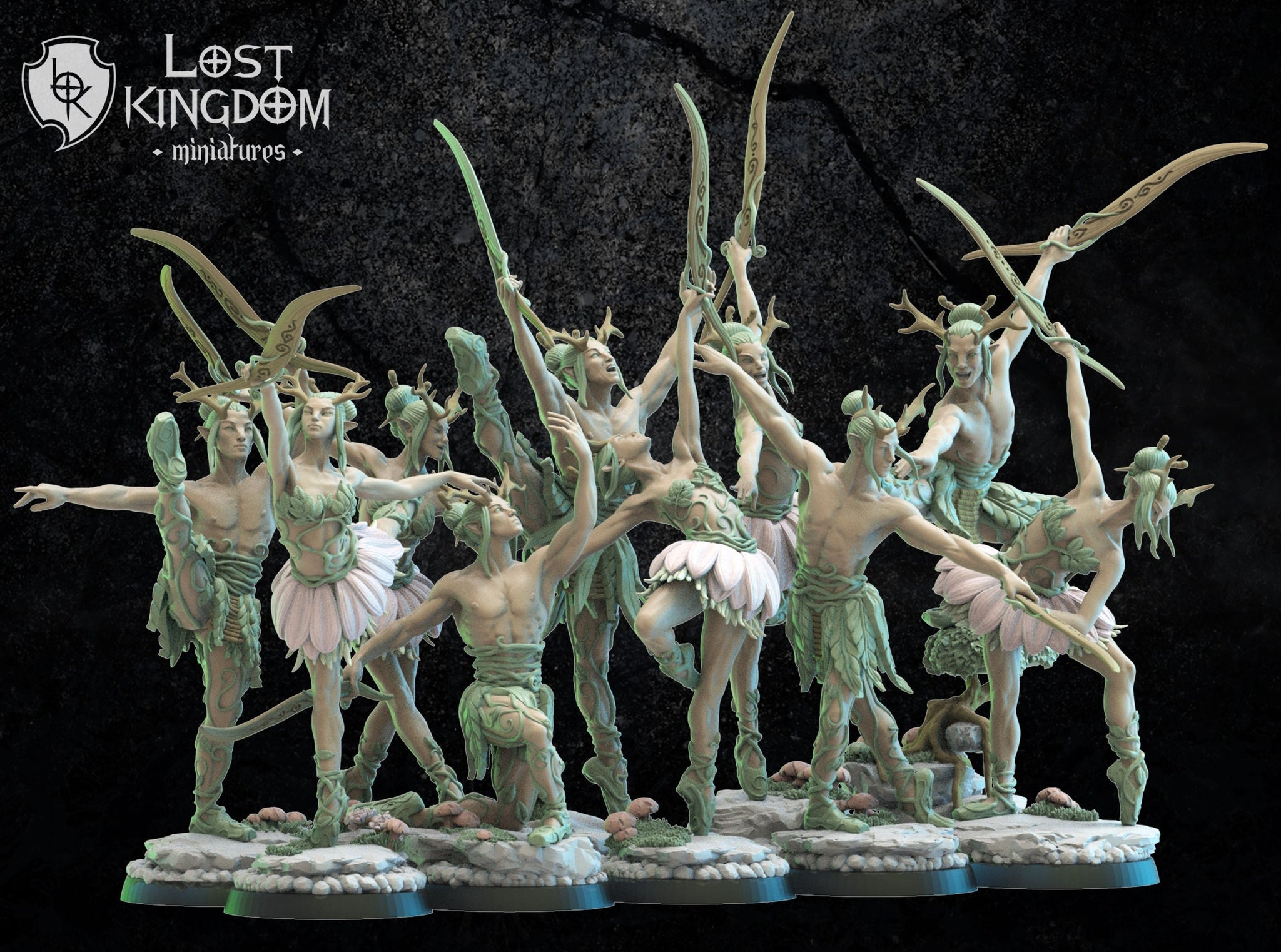 Mori Elves Bareetachi Dancers  By Lost Kingdoms