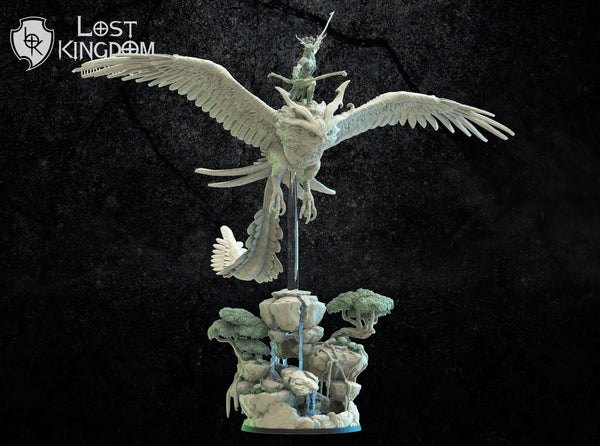 Mori Elves Akina on Giant Fukuro By Lost Kingdoms