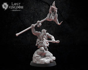 Lost Kingdom Magmhorin Standard Bearer|  Chaos Dwarves | Abyssal Dwarves | Lost Kingdom Miniatures