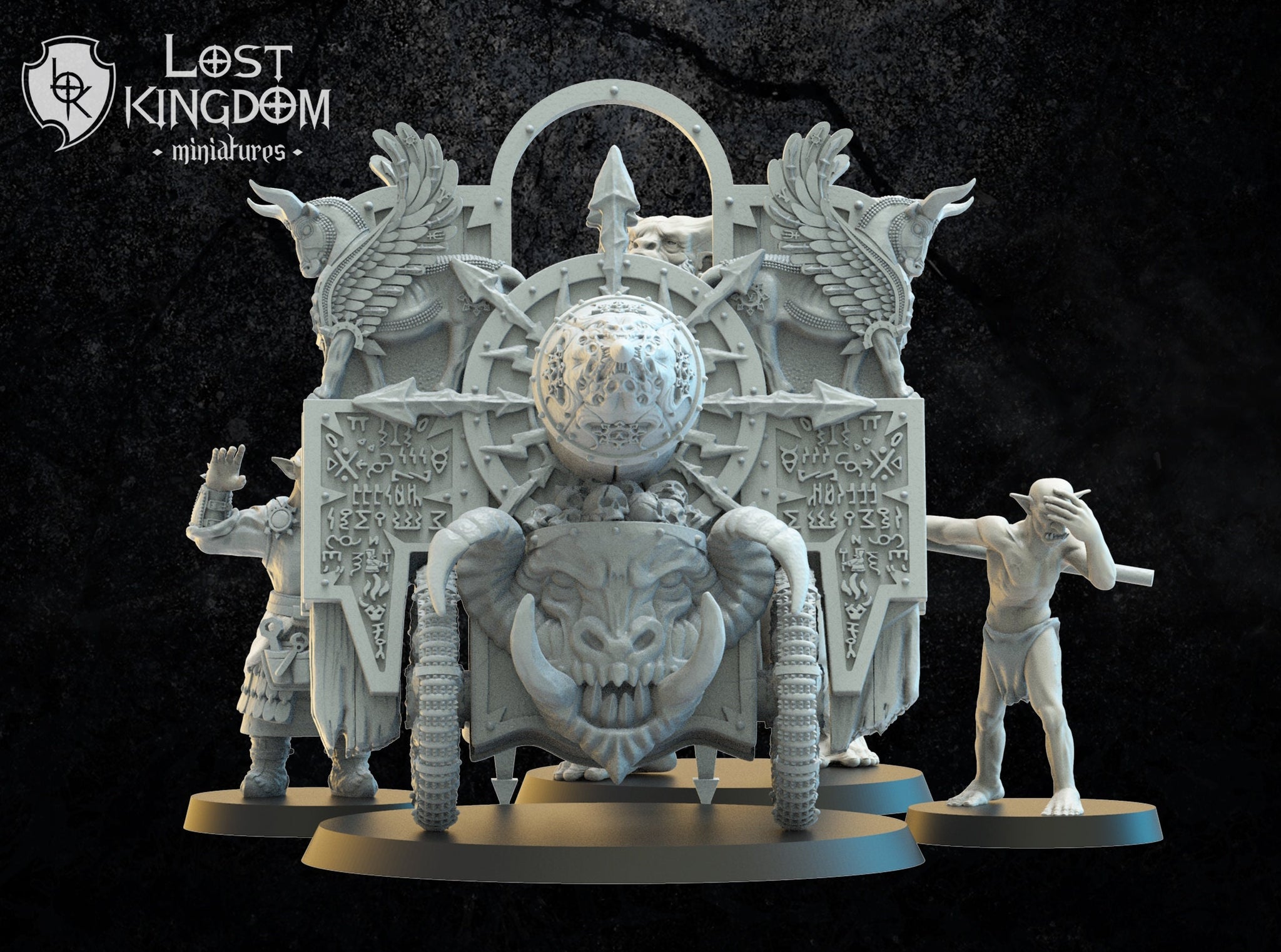 Magmhorin / Mongobbo - Dalianzhu with Crew By Lost Kingdom Miniatures