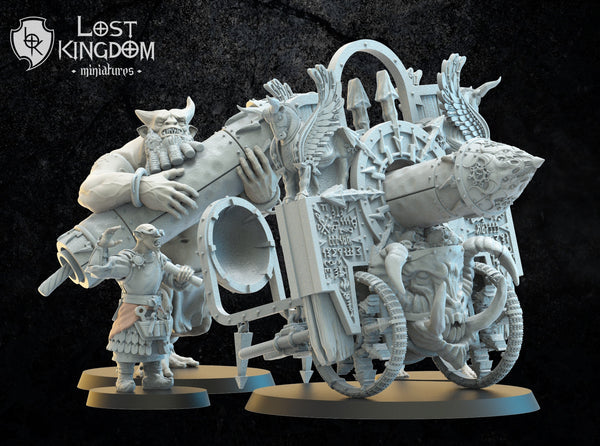Magmhorin / Mongobbo - Dalianzhu with Crew By Lost Kingdom Miniatures