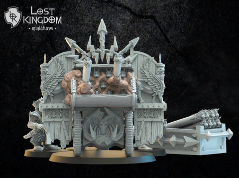 Magmhorin / Mongobbo - Hwacha with Crew By Lost Kingdom Miniatures