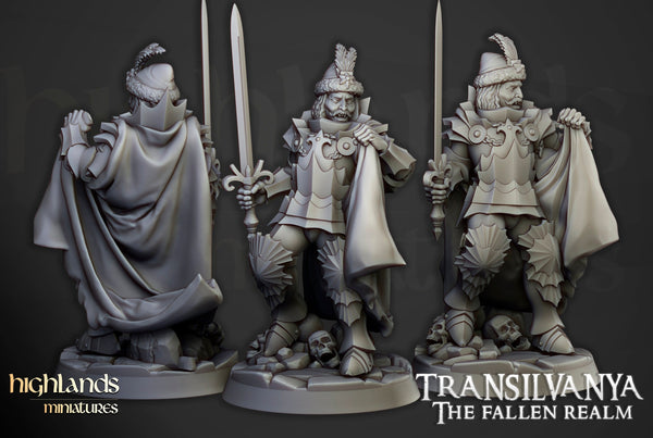 Vlad Valacari  Vampire hero by Highlands Miniatures