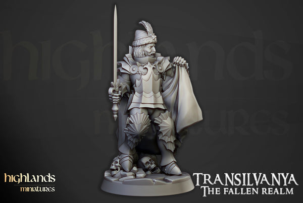 Vlad Valacari  Vampire hero by Highlands Miniatures