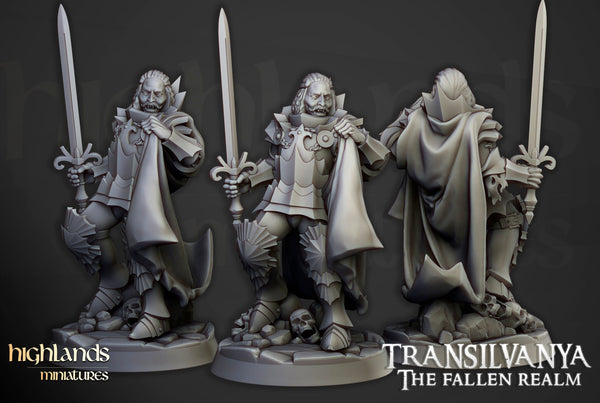 Vlad Valacari  Vampire hero by Highlands Miniatures