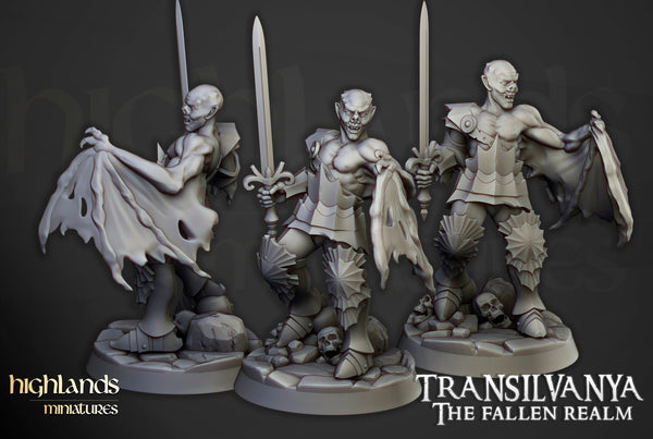 Vlad Valacari  Vampire hero by Highlands Miniatures