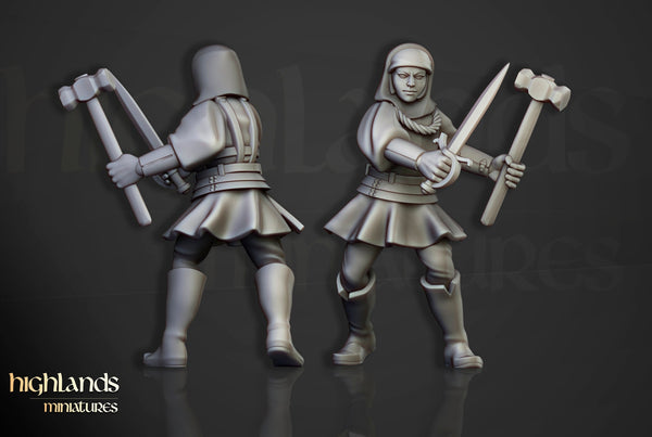 Sisters of Saint Helena - Young Sisters Unit by Highlands Miniatures