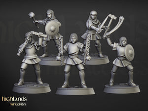 Sisters of Saint Helena - Young Sisters Unit by Highlands Miniatures