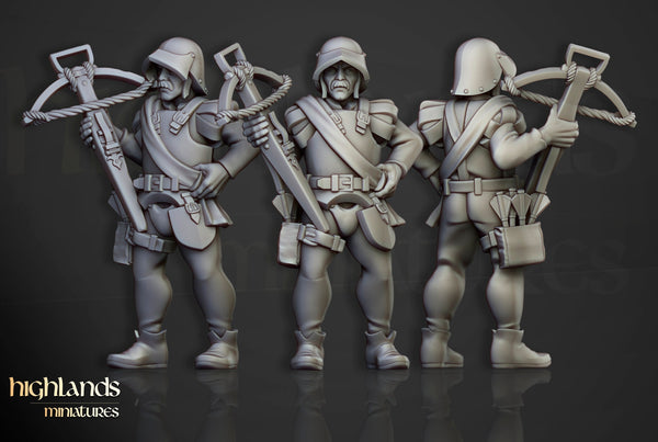 Sunland Empire - Imperial Crossbowmen Unit by Highlands Miniatures
