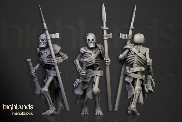 Spectres of Transilvanya - Skeleton Warriors by Highlands Miniatures