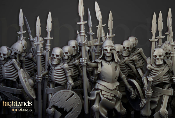 Spectres of Transilvanya - Skeleton Warriors by Highlands Miniatures