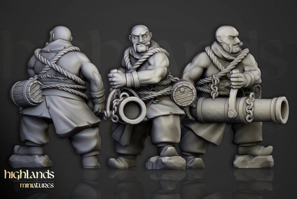 Khazarian Gunners Unit by Highlands Miniatures