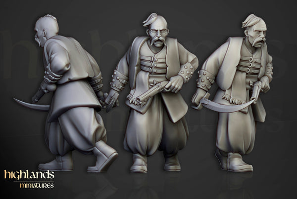Harbor Cossacks  Unit by Highlands Miniatures