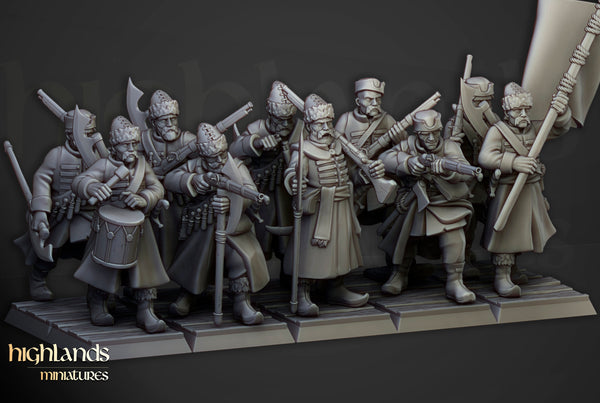 Harbor Streltsy Unit by Highlands Miniatures
