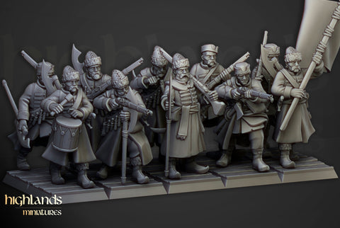 Harbor Streltsy Unit by Highlands Miniatures