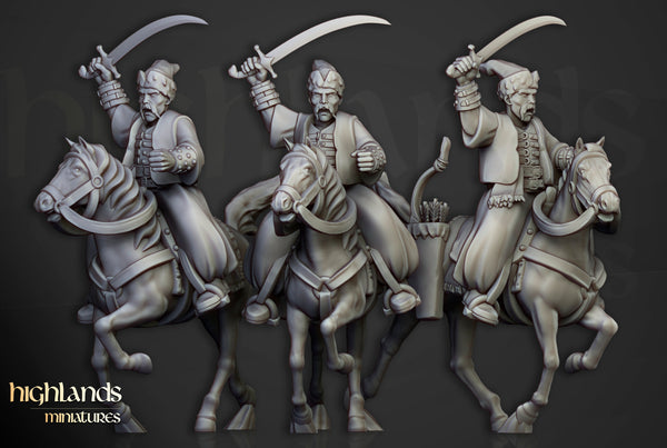 Cossack Light Cavalry Unit  by Highlands Miniatures
