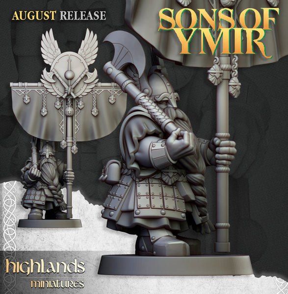 Sons of Ymir - Dwarven Veterans  Unit by Highlands Miniatures