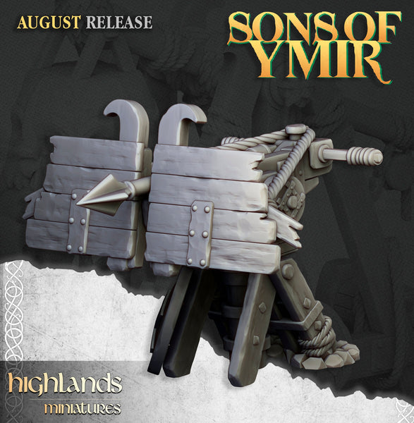Aegean Elves Ballista  by Highlands Miniatures