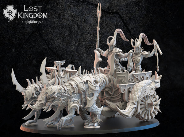 Night Elfs on Kyoryu Chariot Riders By Lost Kingdoms