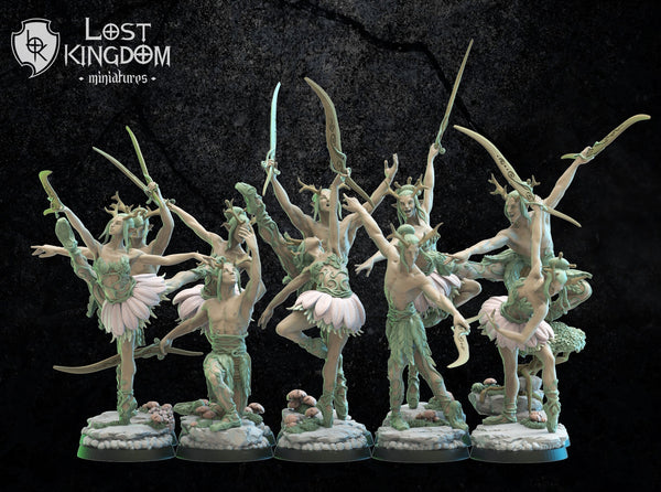Mori Elves Bareetachi Dancers  By Lost Kingdoms
