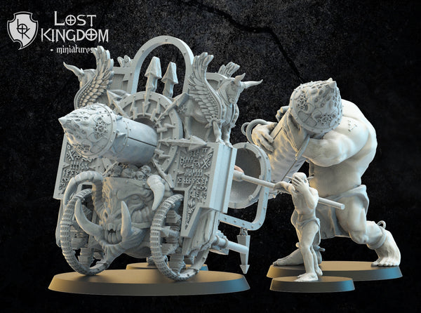 Magmhorin / Mongobbo - Dalianzhu with Crew By Lost Kingdom Miniatures