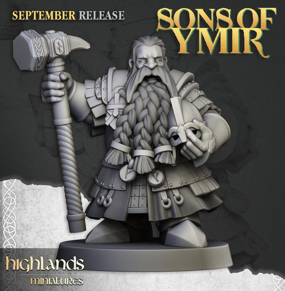 Sons of Ymir - Dwarven Kingsguard  Unit by Highlands Miniatures
