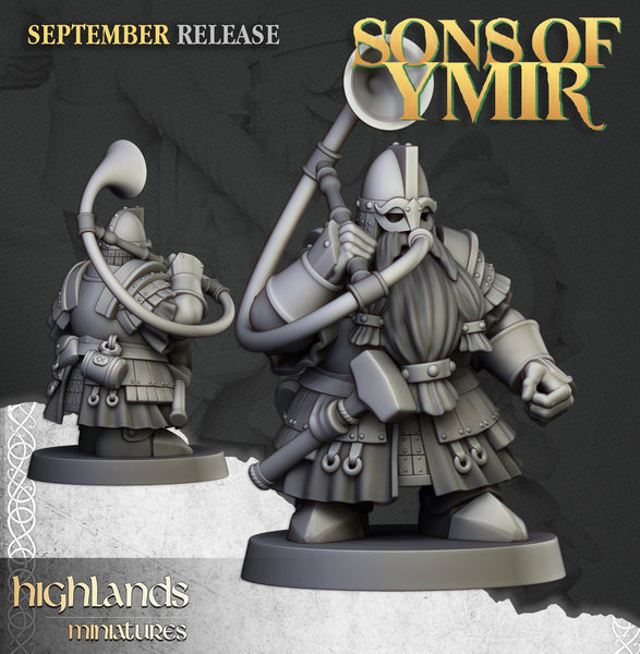 Sons of Ymir - Dwarven Kingsguard  Unit by Highlands Miniatures