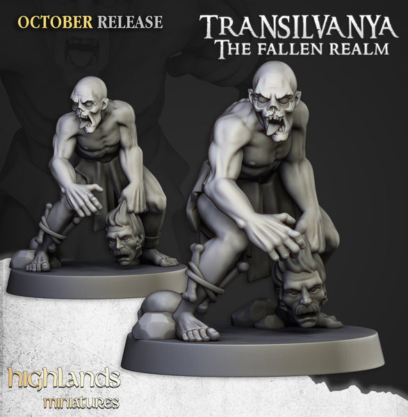 Spectres of Transilvanya -Ghouls  by Highlands Miniatures
