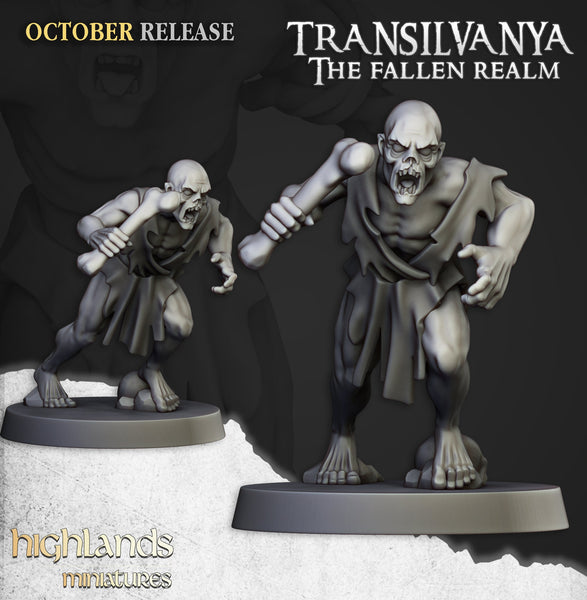 Spectres of Transilvanya -Ghouls  by Highlands Miniatures