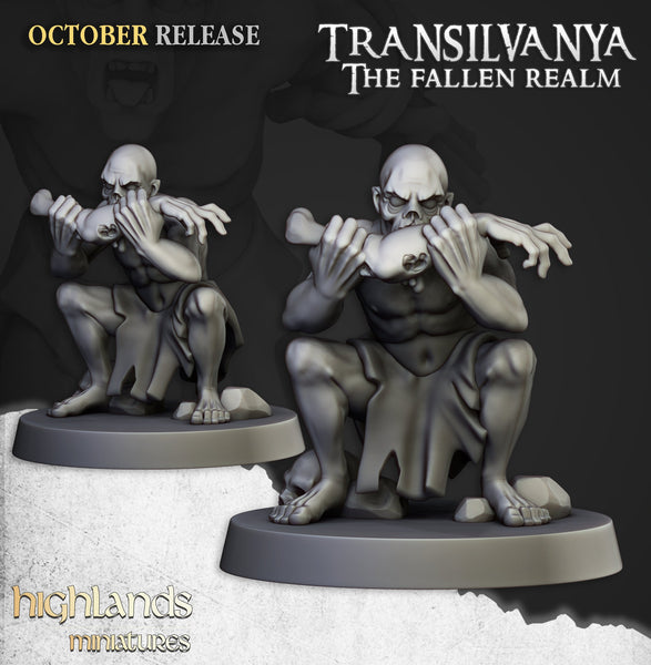 Spectres of Transilvanya -Ghouls  by Highlands Miniatures