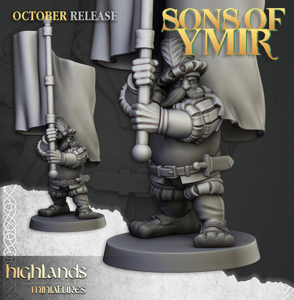 Sons of Ymir - Dwarven Pikemen Unit by Highlands Miniatures