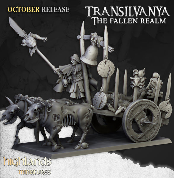 Spectres of Transilvanya - Corpse Cart  Highlands Miniatures