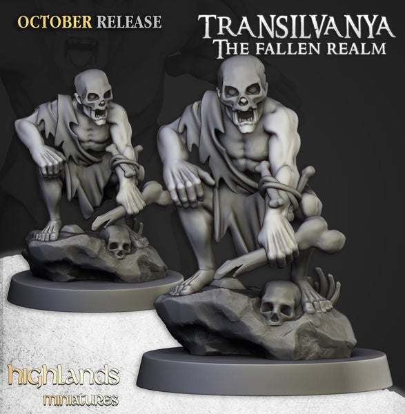 Spectres of Transilvanya -Ghouls  by Highlands Miniatures