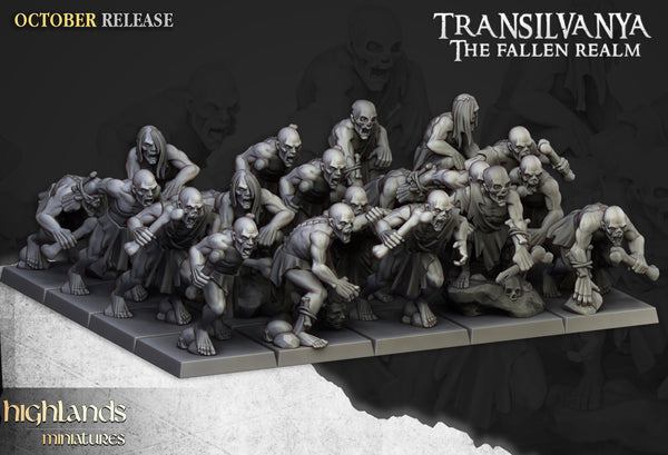 Spectres of Transilvanya -Ghouls  by Highlands Miniatures