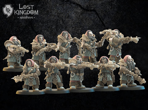 Dwarves of Niavellir - Armbrøst Guard By  Lost Kingdom Miniatures