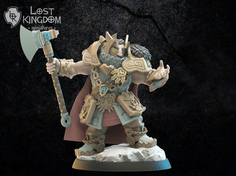 Dwarves of Niavellir - Thordin, One Eye  By Lost Kingdom Miniatures