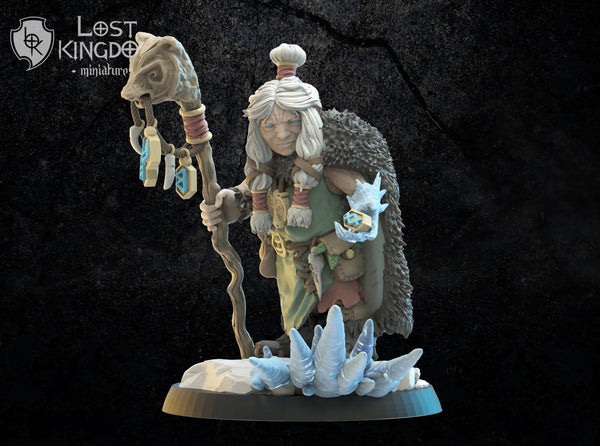 Dwarves of Niavellir - Nanna the Runemaster  By Lost Kingdom Miniatures