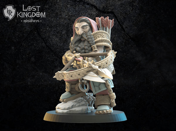 Dwarves of Niavellir - Harald, Armbrøst Hero  By Lost Kingdom Miniatures