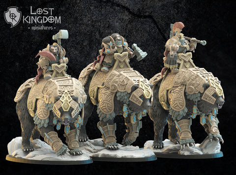 Dwarves of Niavellir - Bjørn Knights By  Lost Kingdom Miniatures