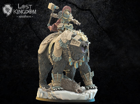 Dwarves of Niavellir - Bofarr, Bjørn Commander By  Lost Kingdom Miniatures