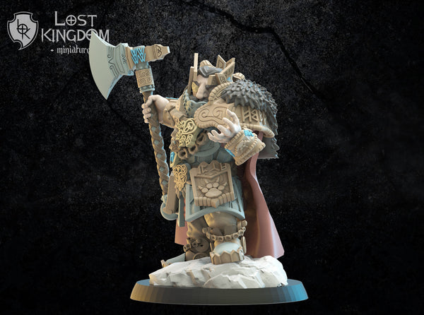 Dwarves of Niavellir - Thordin, One Eye  By Lost Kingdom Miniatures