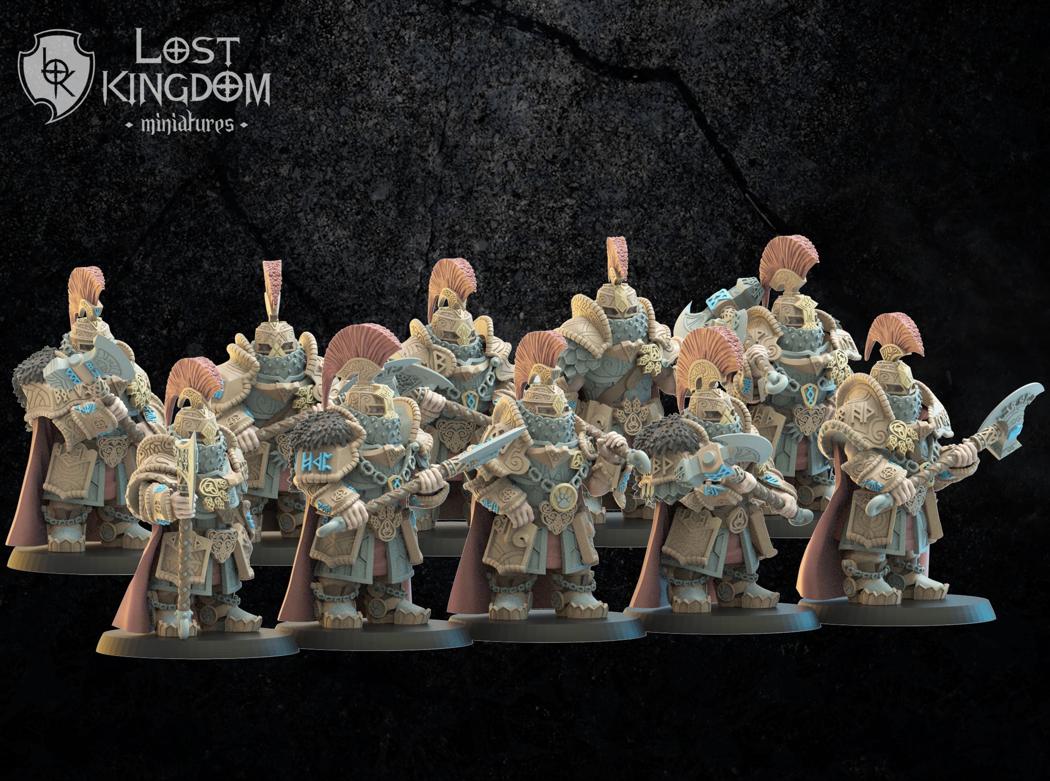 Dwarves of Niavellir - Magyabor Guard By  Lost Kingdom Miniatures