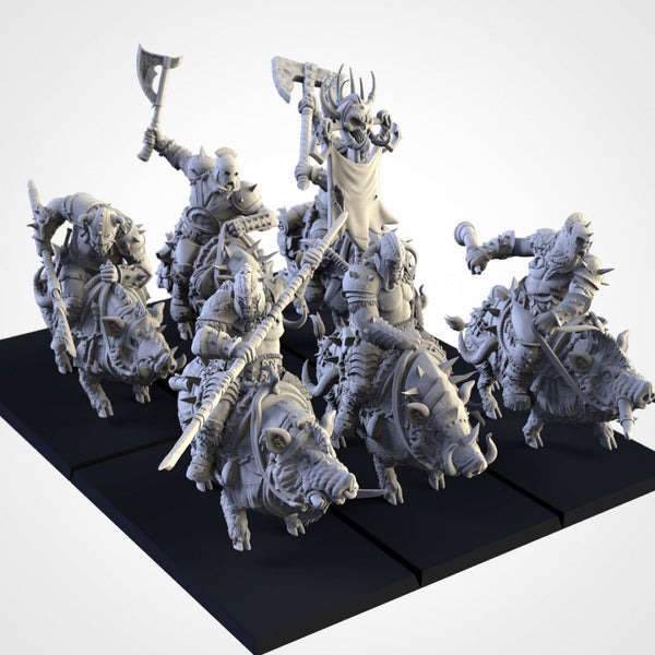 Northern Ogres - Tusker Cavalry by Txarli Factory