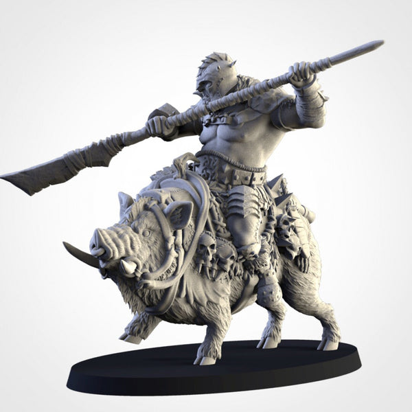 Northern Ogres - Tusker Cavalry by Txarli Factory