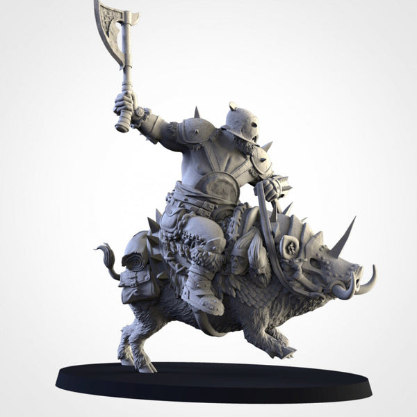 Northern Ogres - Tusker Cavalry by Txarli Factory